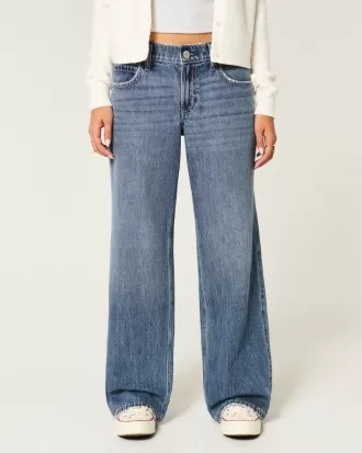 Low-Rise Medium Wash Comfort Waistband Baggy Jeans,Low-Rise Medium Wash Comfort Waistband Baggy Jeans Low-Rise Medium Wash Comfort Waistband Baggy Jeans,Low-Rise Medium Wash Comfort Waistband Baggy Jeans