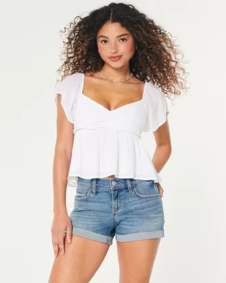 Low-Rise Medium Wash Denim Shorts,Low-Rise Medium Wash Denim Shorts Low-Rise Medium Wash Denim Shorts,Low-Rise Medium Wash Denim Shorts