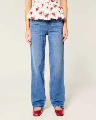 Low-Rise Medium Wash Loose Jeans,Low-Rise Medium Wash Loose Jeans Low-Rise Medium Wash Loose Jeans,Low-Rise Medium Wash Loose Jeans