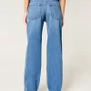 Low-Rise Medium Wash Loose Jeans,Low-Rise Medium Wash Loose Jeans