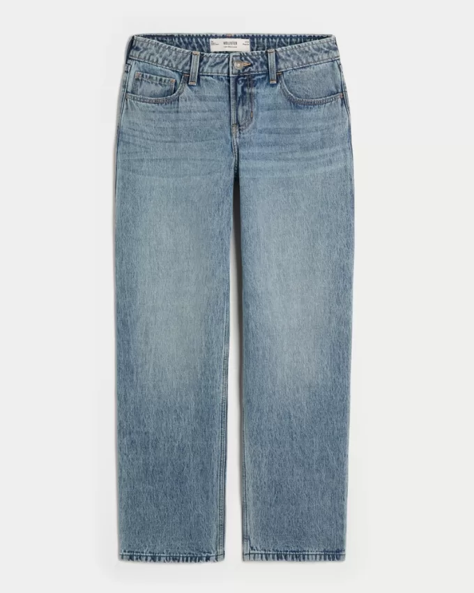 Low-Rise Medium Wash Loose Jeans,Low-Rise Medium Wash Loose Jeans Low-Rise Medium Wash Loose Jeans,Low-Rise Medium Wash Loose Jeans