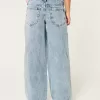 Low-Rise Medium Wash Super Baggy Jeans,Low-Rise Medium Wash Super Baggy Jeans