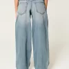 Low-Rise Medium Wash Super Baggy Jeans,Low-Rise Medium Wash Super Baggy Jeans
