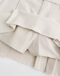 Low-Rise Pleated Poplin Mini Skort,Low-Rise Pleated Poplin Mini Skort