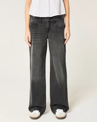 Low-Rise Washed Black Baggy Jeans,Low-Rise Washed Black Baggy Jeans Low-Rise Washed Black Baggy Jeans,Low-Rise Washed Black Baggy Jeans