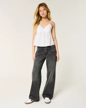 Low-Rise Washed Black Baggy Jeans,Low-Rise Washed Black Baggy Jeans Low-Rise Washed Black Baggy Jeans,Low-Rise Washed Black Baggy Jeans