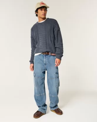 Medium Wash Baggy Cargo JeansMedium Wash Baggy Cargo Jeans 330x413 - Medium Wash Baggy Cargo Jeans,Medium Wash Baggy Cargo Jeans