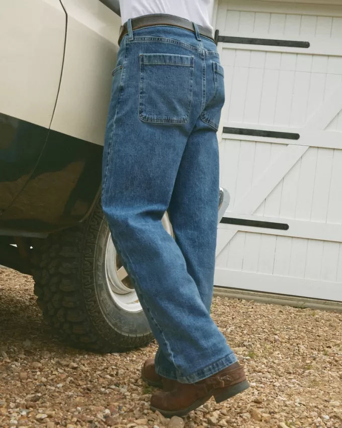Medium Wash Baggy Jeans,Medium Wash Baggy Jeans
