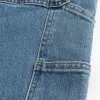 Medium Wash Baggy Painter Jeans,Medium Wash Baggy Painter Jeans