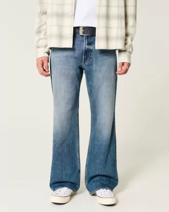 Medium Wash Relaxed Boot Jeans,Medium Wash Relaxed Boot Jeans