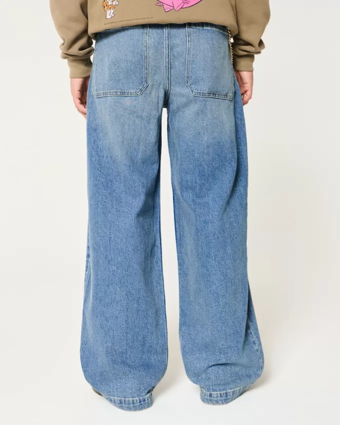 Medium Wash Super Baggy Jeans,Medium Wash Super Baggy Jeans Medium Wash Super Baggy Jeans,Medium Wash Super Baggy Jeans