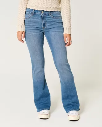 Mid-Rise Medium Wash Boot Jeans,Mid-Rise Medium Wash Boot Jeans