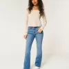 Mid-Rise Medium Wash Boot Jeans,Mid-Rise Medium Wash Boot Jeans