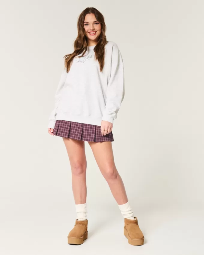 Mid-Rise Pleated Mini Skort,Mid-Rise Pleated Mini Skort Mid-Rise Pleated Mini Skort,Mid-Rise Pleated Mini Skort