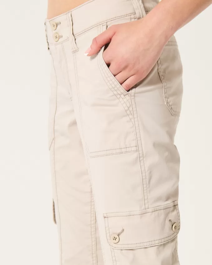Mid-Rise Relaxed Boot Cargo Pants,Mid-Rise Relaxed Boot Cargo Pants