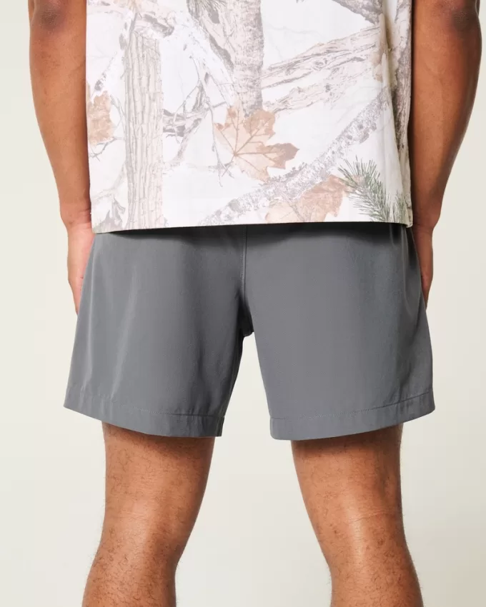 Mid-Thigh Hybrid Active Shorts,Mid-Thigh Hybrid Active Shorts