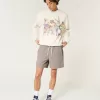 Mid-Thigh Linen-Blend Pull-On Shorts,Mid-Thigh Linen-Blend Pull-On Shorts Mid-Thigh Linen-Blend Pull-On Shorts,Mid-Thigh Linen-Blend Pull-On Shorts