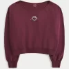 Mini Wreath Graphic Sweatshirt,Mini Wreath Graphic Sweatshirt