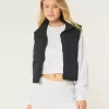 Mini Zip-Up Puffer Vest,Mini Zip-Up Puffer Vest
