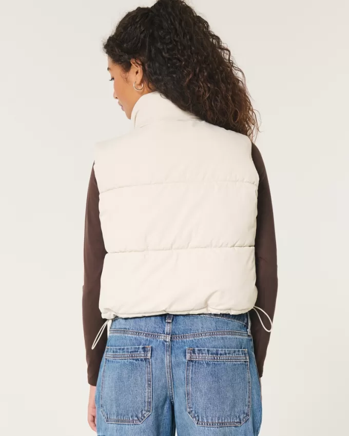 Mini Zip-Up Puffer Vest,Mini Zip-Up Puffer Vest Mini Zip-Up Puffer Vest,Mini Zip-Up Puffer Vest