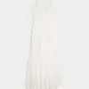 Mixed Fabric Crochet-Style Maxi Dress,Mixed Fabric Crochet-Style Maxi Dress