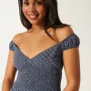 Off-the-Shoulder Asymmetrical Hem Mini Dress,Off-the-Shoulder Asymmetrical Hem Mini Dress