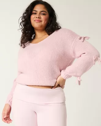 Off-the-Shoulder Bow Applique Sweater,Off-the-Shoulder Bow Applique Sweater Off-the-Shoulder Bow Applique Sweater,Off-the-Shoulder Bow Applique Sweater