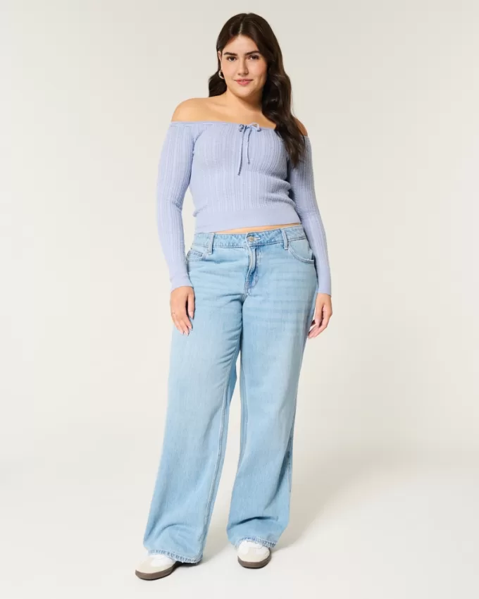 Off-the-Shoulder Cable-Knit Sweater,Off-the-Shoulder Cable-Knit Sweater
