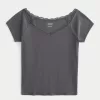Off-the-Shoulder Lace Trim Top,Off-the-Shoulder Lace Trim Top Off-the-Shoulder Lace Trim Top,Off-the-Shoulder Lace Trim Top