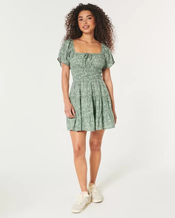 Open Back Channeled Skort Dress,Open Back Channeled Skort Dress