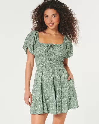 Open Back Channeled Skort Dress,Open Back Channeled Skort Dress