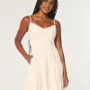 Open Back Linen Blend Mini Dress,Open Back Linen Blend Mini Dress Open Back Linen Blend Mini Dress,Open Back Linen Blend Mini Dress