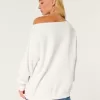 Oversized Clemson University Off-the-Shoulder Sweatshirt,Oversized Clemson University Off-the-Shoulder Sweatshirt