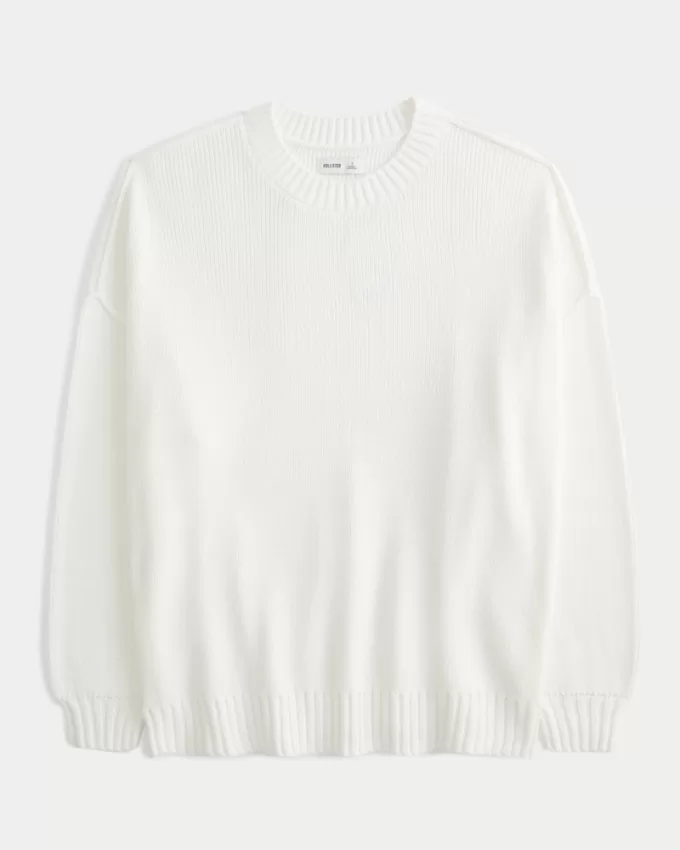 Oversized Crew Sweater,Oversized Crew Sweater