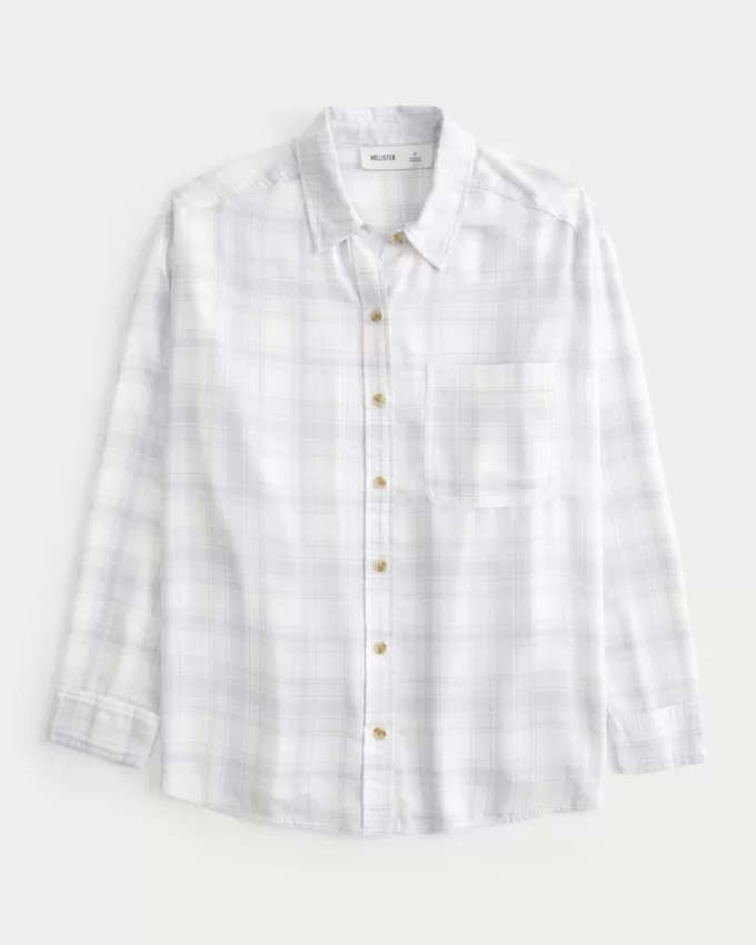 Oversized Flannel Shirt,Oversized Flannel Shirt