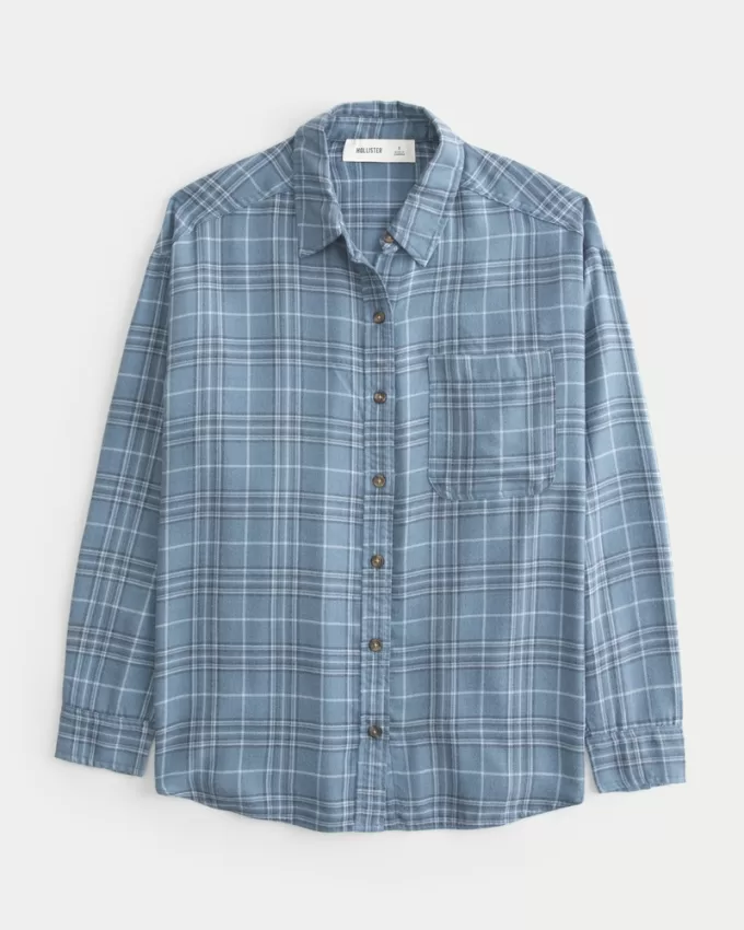 Oversized Flannel Shirt,Oversized Flannel Shirt