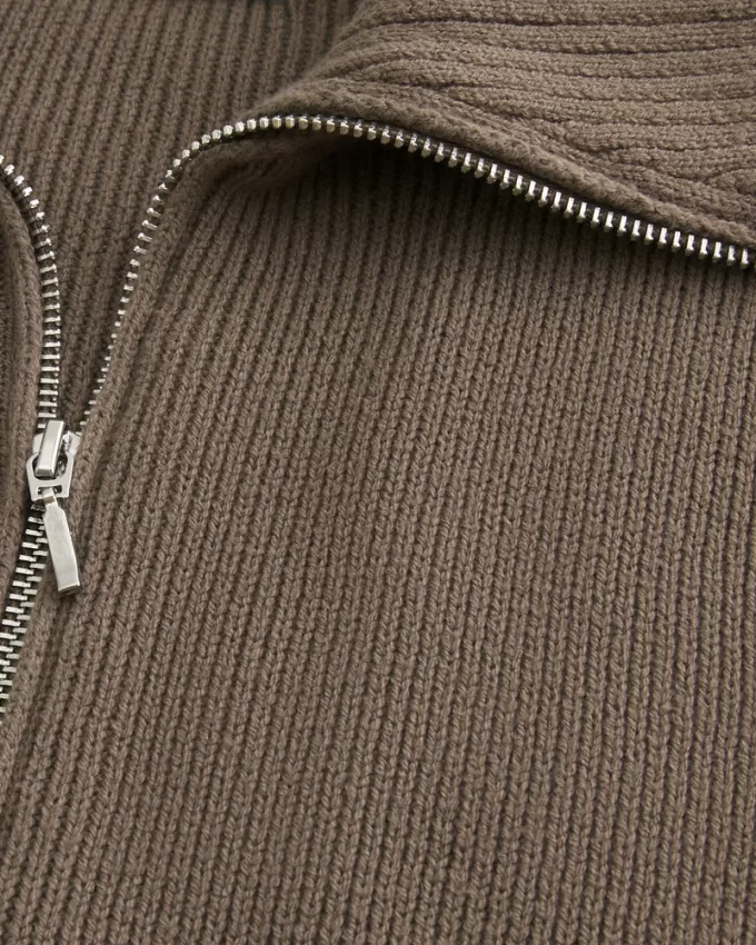 Oversized Half-Zip Sweater,Oversized Half-Zip Sweater
