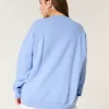 Oversized Kauai Graphic Crew Sweatshirt,Oversized Kauai Graphic Crew Sweatshirt