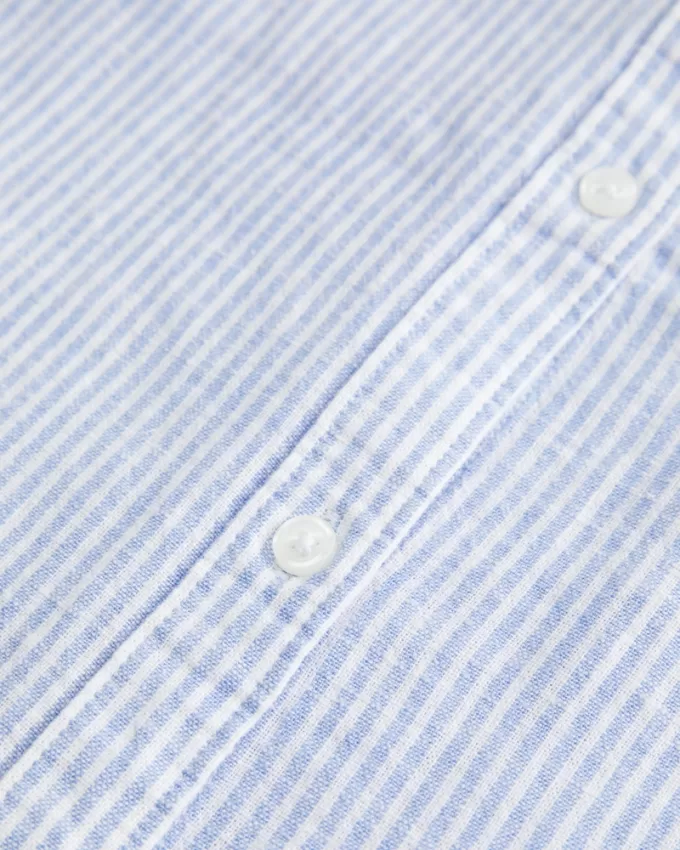 Oversized Linen-Blend Shirt,Oversized Linen-Blend Shirt
