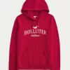 Oversized Logo Graphic Hoodie,Oversized Logo Graphic Hoodie