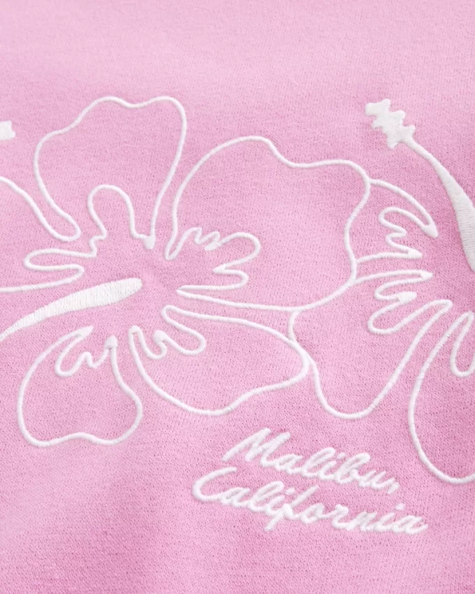 Oversized Malibu Graphic Crew Sweatshirt,Oversized Malibu Graphic Crew Sweatshirt Oversized Malibu Graphic Crew Sweatshirt,Oversized Malibu Graphic Crew Sweatshirt