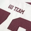 Oversized Off-the-Shoulder Football Graphic Jersey,Oversized Off-the-Shoulder Football Graphic Jersey