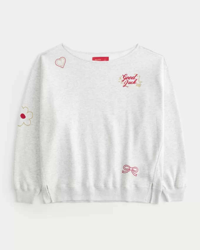 Oversized Off-the-Shoulder Lunar New Year Graphic Sweatshirt,Oversized Off-the-Shoulder Lunar New Year Graphic Sweatshirt Oversized Off-the-Shoulder Lunar New Year Graphic Sweatshirt,Oversized Off-the-Shoulder Lunar New Year Graphic Sweatshirt