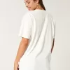 Oversized Swan Lake Graphic Tee,Oversized Swan Lake Graphic Tee