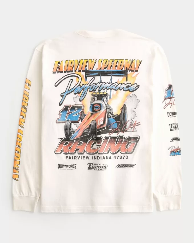 Relaxed Long-Sleeve Fairview Speedway Graphic Tee,Relaxed Long-Sleeve Fairview Speedway Graphic Tee Relaxed Long-Sleeve Fairview Speedway Graphic Tee,Relaxed Long-Sleeve Fairview Speedway Graphic Tee