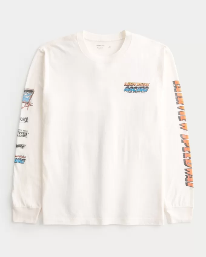 Relaxed Long-Sleeve Fairview Speedway Graphic Tee,Relaxed Long-Sleeve Fairview Speedway Graphic Tee Relaxed Long-Sleeve Fairview Speedway Graphic Tee,Relaxed Long-Sleeve Fairview Speedway Graphic Tee