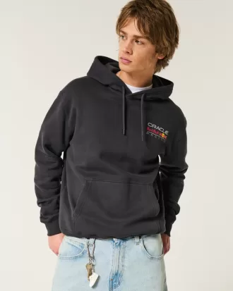 Relaxed Oracle Red Bull Racing Graphic Hoodie,Relaxed Oracle Red Bull Racing Graphic Hoodie