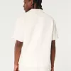 Relaxed Textured Short-Sleeve Shirt,Relaxed Textured Short-Sleeve Shirt
