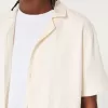 Relaxed Textured Short-Sleeve Shirt,Relaxed Textured Short-Sleeve Shirt