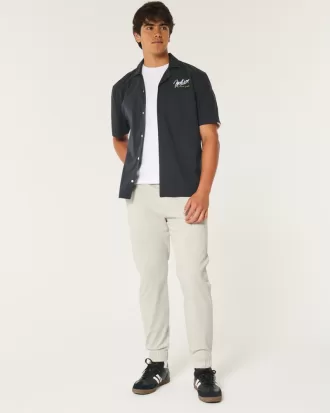 Relaxed Twill Joggers,Relaxed Twill Joggers